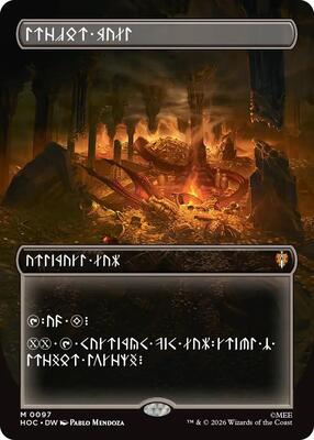 Treasure Vault (Borderless) (Dwarvish) card from The Hobbit: Eternal-Legal