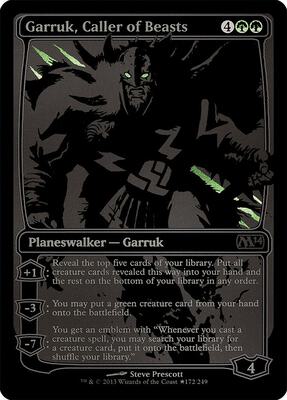 Garruk, Caller of Beasts (SDCC 2013 Exclusive) card from Media Promos
