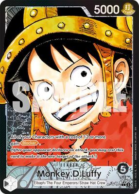 Monkey.D.Luffy (079) (Alternate Art) card from The World's Strongest Warriors