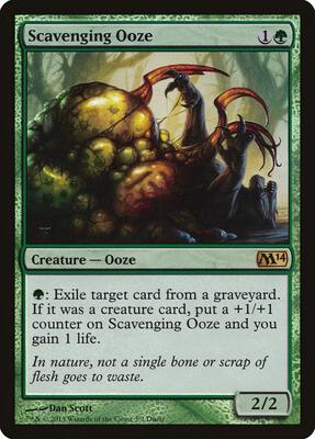 Scavenging Ooze card from Media Promos