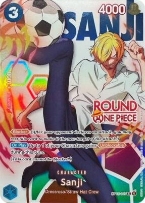 Sanji (Round 1 Promo) card from One Piece Promotion Cards