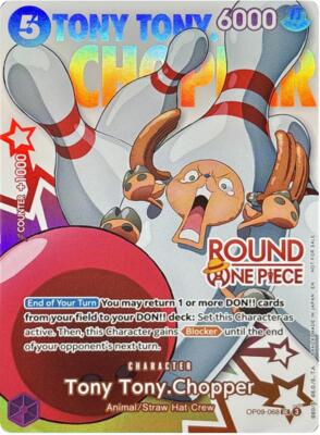 Tony Tony.Chopper (Round 1 Promo) card from One Piece Promotion Cards