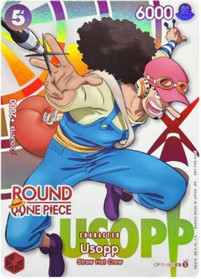 Usopp (Round 1 Promo) card from One Piece Promotion Cards