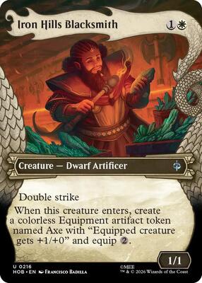 Iron Hills Blacksmith (Showcase) card from The Hobbit