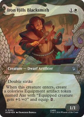 Iron Hills Blacksmith (Showcase) (Surge Foil) card from The Hobbit