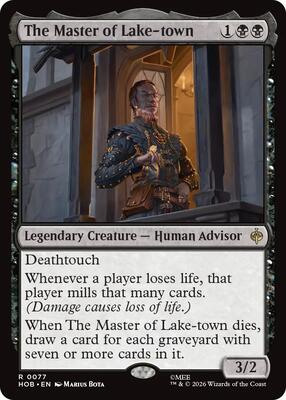 The Master of Lake-town card from The Hobbit