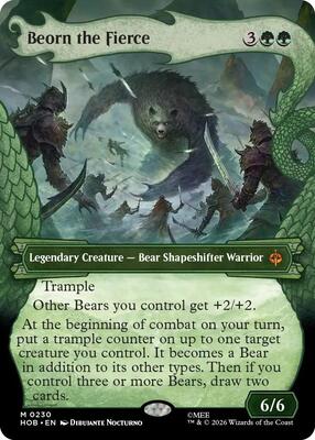 Beorn the Fierce (Showcase) card from The Hobbit