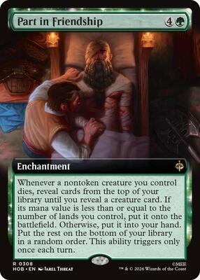 Part in Friendship (Extended Art) card from The Hobbit
