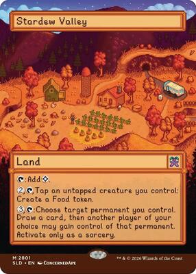 Stardew Valley card from Secret Lair Drop Series