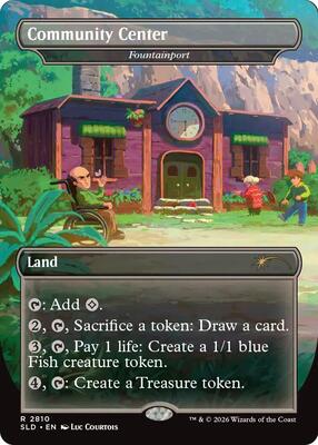 Community Center - Fountainport card from Secret Lair Drop Series
