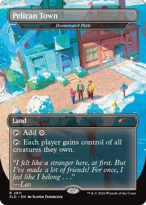 Pelican Town - Homeward Path card from Secret Lair Drop Series