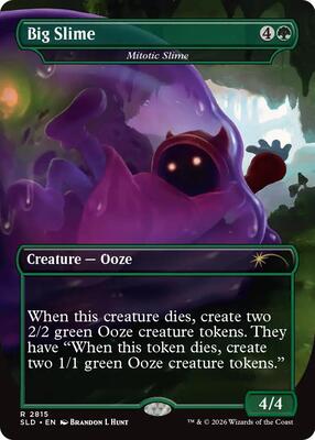 Big Slime - Mitotic Slime card from Secret Lair Drop Series