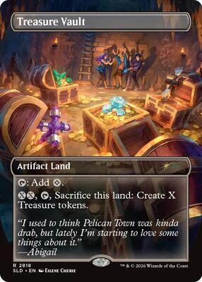 Treasure Vault card from Secret Lair Drop Series