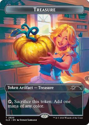 Treasure Token (2820) card from Secret Lair Drop Series