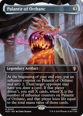 Palantir of Orthanc (Borderless) card from The Hobbit: Eternal-Legal