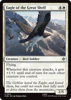 Eagle of the Great Shelf card from The Hobbit