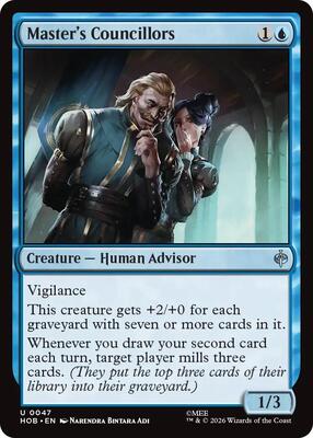 Master's Councillors card from The Hobbit