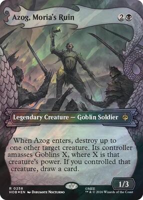 Azog, Moria's Ruin (Showcase) (Surge Foil) card from The Hobbit