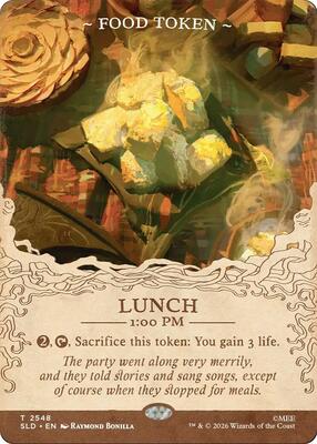 Food Token (2548) card from Secret Lair Drop Series