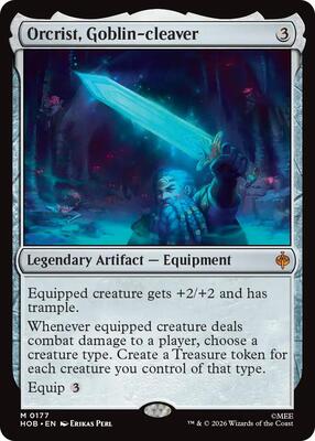 Orcrist, Goblin-cleaver card from The Hobbit