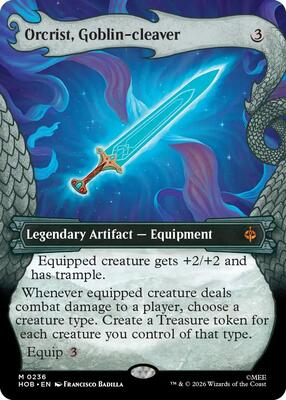 Orcrist, Goblin-cleaver (Showcase) card from The Hobbit