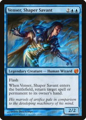 Venser, Shaper Savant card from From the Vault: Twenty