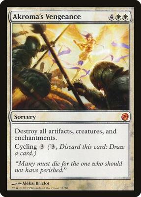 Akroma's Vengeance card from From the Vault: Twenty