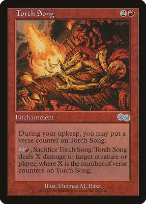 Torch Song card from Urza's Saga