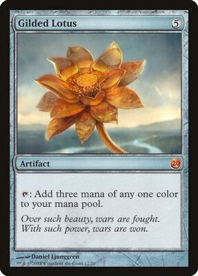 Gilded Lotus card from From the Vault: Twenty