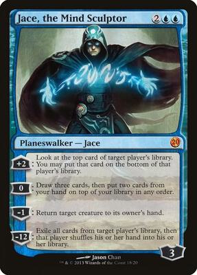 Jace, the Mind Sculptor card from From the Vault: Twenty