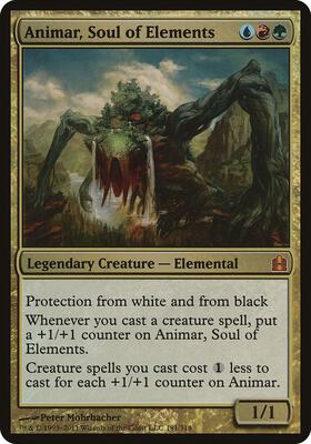 Animar, Soul of Elements (Commander) card from Oversize Cards