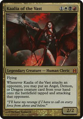 Kaalia of the Vast (Commander) card from Oversize Cards