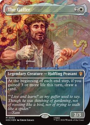 The Gaffer (Borderless) (Surge Foil) card from The Hobbit: Eternal-Legal