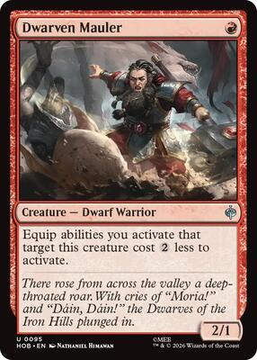 Dwarven Mauler card from The Hobbit