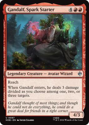 Gandalf, Spark Starter card from The Hobbit