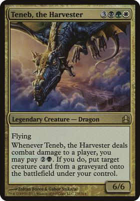 Teneb, the Harvester (Commander) card from Oversize Cards