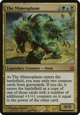 The Mimeoplasm (Commander) card from Oversize Cards