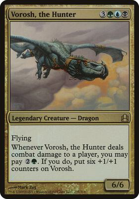 Vorosh, the Hunter (Commander 2011) card from Oversize Cards