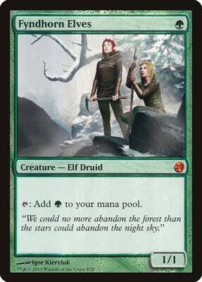 Fyndhorn Elves card from From the Vault: Twenty