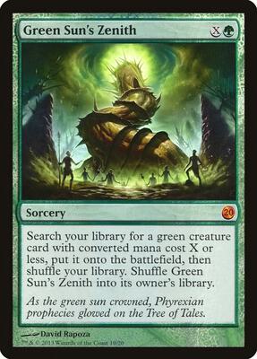 Green Sun's Zenith card from From the Vault: Twenty