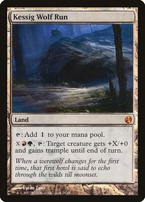 Kessig Wolf Run card from From the Vault: Twenty