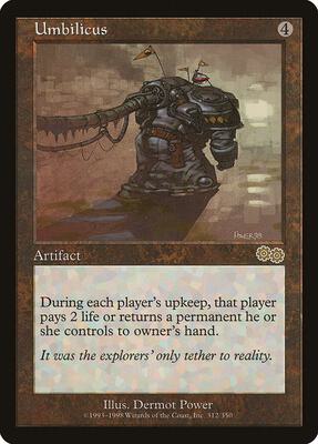 Umbilicus card from Urza's Saga
