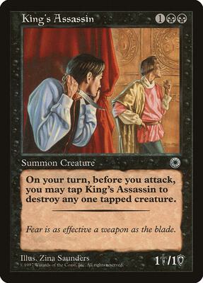 King's Assassin card from Portal