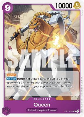Queen card from The World's Strongest Warriors
