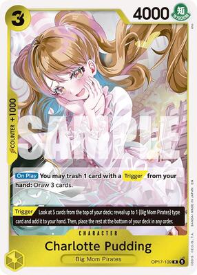 Charlotte Pudding card from The World's Strongest Warriors