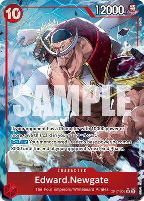 Edward.Newgate (005) (Alternate Art) card from The World's Strongest Warriors
