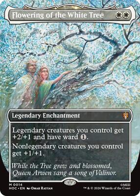 Flowering of the White Tree (Borderless) card from The Hobbit: Eternal-Legal