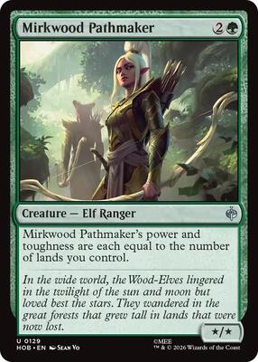 Mirkwood Pathmaker card from The Hobbit