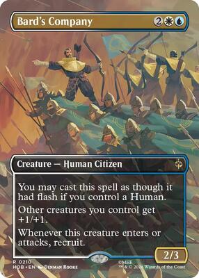Bard's Company (Borderless) card from The Hobbit