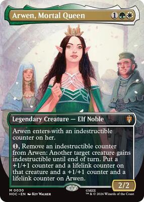 Arwen, Mortal Queen (Borderless) card from The Hobbit: Eternal-Legal